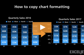 Video thumbnail for How to copy chart formatting