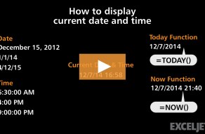Video thumbnail for How to display current date and time