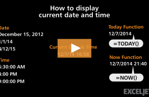 Excel Shortcut  Insert current time - 30