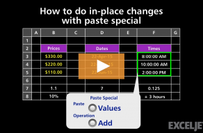 Excel Shortcut  Display the Paste Special dialog box - 93