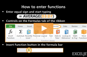 Excel Shortcut  Open the Insert Function Dialog Box - 13