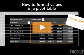 Excel Shortcut  Format  almost  anything - 56