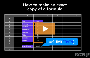 Video thumbnail for How to make an exact copy of a formula