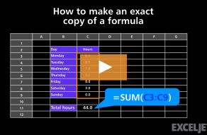 Excel Shortcut  Drag and copy - 87