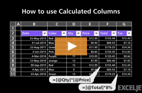 Video thumbnail for How to use Calculated Columns