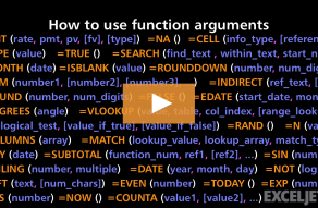 Video thumbnail for How to use function arguments