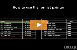 Video thumbnail for How to use the format painter