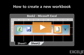 Video thumbnail for How to create a new workbook