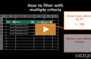 Video thumbnail for How to filter with multiple criteria