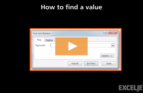 Excel Shortcut  Find previous match - 58