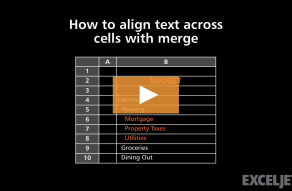 Video thumbnail for How to indent cell content in Excel