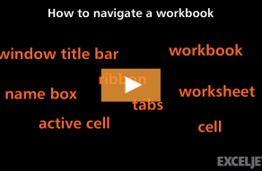 Video thumbnail for How to navigate a workbook