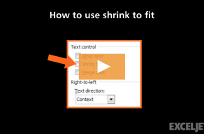 Video thumbnail for How to use Shrink to fit in Excel