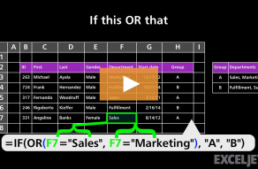 if formula assignment in excel