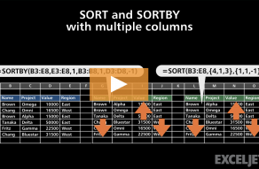 Video thumbnail for SORT and SORTBY with multiple columns