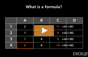Video thumbnail for What is a formula?