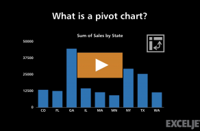 Video thumbnail for What is a pivot chart