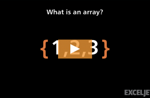 Video thumbnail for What is an array?