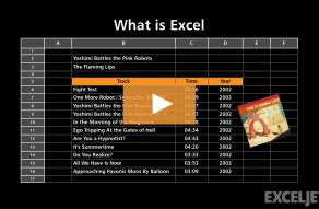 Video thumbnail for What is Excel?