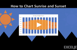 Video thumbnail for How to chart sunrise and sunset
