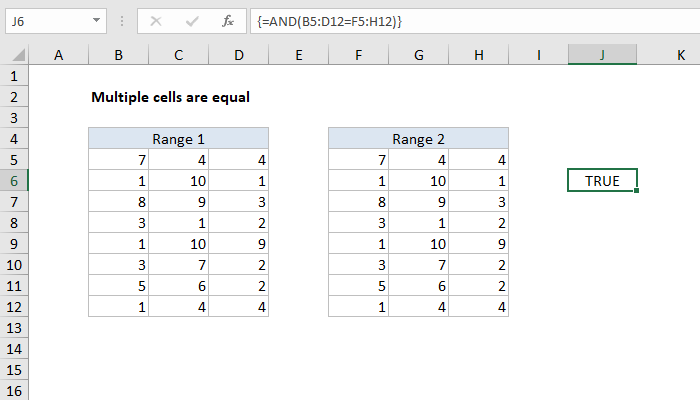 if statement to compare two columns in excel