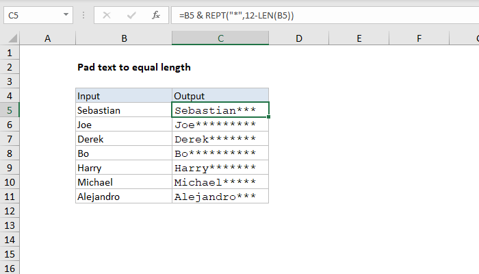 Текст пад. Формула Pads. Python формулы excel. Метод Rept.