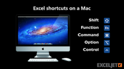 Excel Shortcuts On The Mac Exceljet