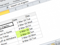 Excel formula: Highlight dates that are weekends