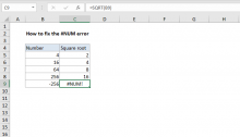 Excel Formula How To Fix The Name Error Exceljet