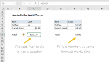 Excel Formula How To Fix The Name Error Exceljet