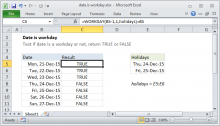 How to use the Excel WORKDAY function | Exceljet