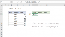 Excel formula: How to fix the #CALC! error