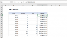 How To Use The Excel Month Function Exceljet