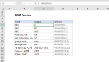 How To Use The Excel Left Function Exceljet How To Use The Excel Left Function Exceljet