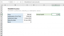 How To Use The Excel Yield Function Exceljet How To Use The Excel Yield Function Exceljet
