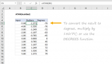 How To Use The Excel Tan Function Exceljet
