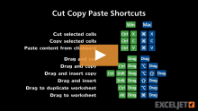 shortcut key to copy entries in busy