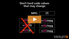 Video thumbnail for Don't hard code values that may change
