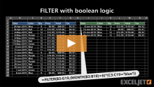 Video thumbnail for FILTER with boolean logic