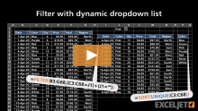 Video thumbnail for Filter with dynamic dropdown list
