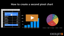 Video thumbnail for How to create a second pivot chart