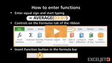 Video thumbnail for How to enter functions