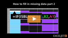 Video thumbnail for How to fill in missing data part 2