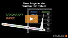 Video thumbnail for How to generate random text values