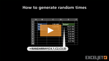 Video thumbnail for How to generate random times
