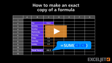 Video thumbnail for How to make an exact copy of a formula