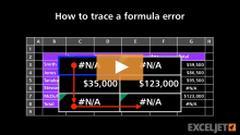 Excel Formula How To Fix The Name Error Exceljet