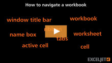 Video thumbnail for How to navigate a workbook