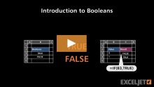 Excel Boolean logic | Exceljet
