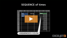 Video thumbnail for SEQUENCE of times